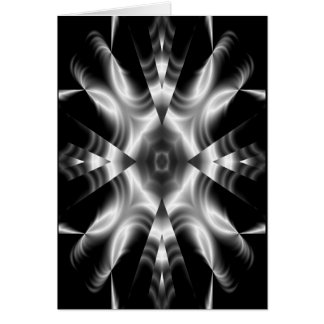 Svarten & vit och skuggar av grått hälsningskort