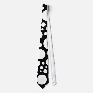 Svarten & vit pricker tien slips