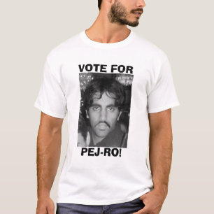 Svarten & vit röstar för Pej-ro T-shirt