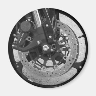 Svarten & vit rullar magnet