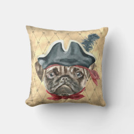 Svartface Pugsar Pirat Kuddvar Kudde