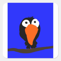 Svartfågel från teckning