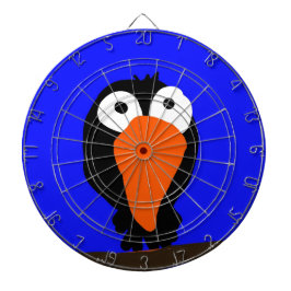 Svartfågel från teckning piltavla