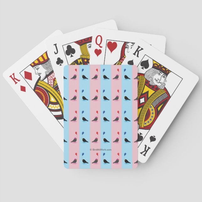 Svartfågel hittar din andra halva casinokort (Baksidan)
