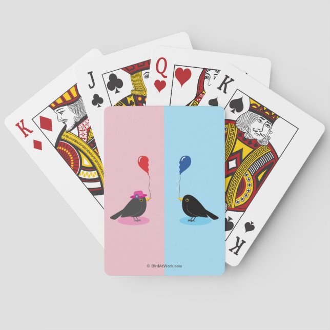 Svartfågel hittar din andra halva casinokort (Baksidan)