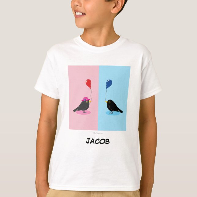 Svartfågel hittar din andra halva t shirt (Framsida)