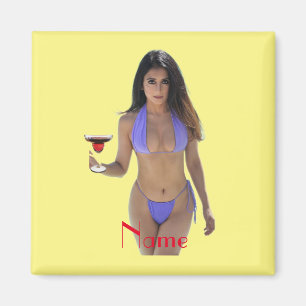 Svartfärgad Bikini Beauty Thunder_Cove Magnet