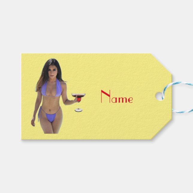 Svartfärgad Bikini Beauty Thunder_Cove Presentetikett (Framsidan (Horisontell))