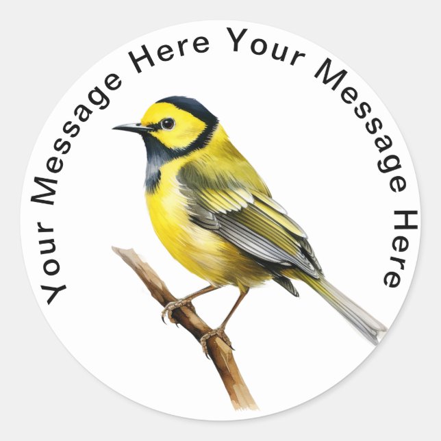 Svartfärgad krigare runt klistermärke (Framsida)