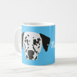 Svartfläckad Dalmatisk Hund-kaffe Mugg