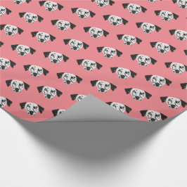 Svartfläckig Dalmatisk Hund Presentpapper
