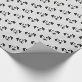 Svartfläckig Dalmatisk Hund Presentpapper