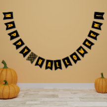 Svartfläckpumpare "Happy halloween" party