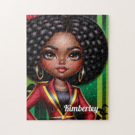 Svartflicka, afrikansk pussel