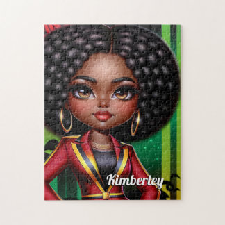 Svartflicka, afrikansk pussel