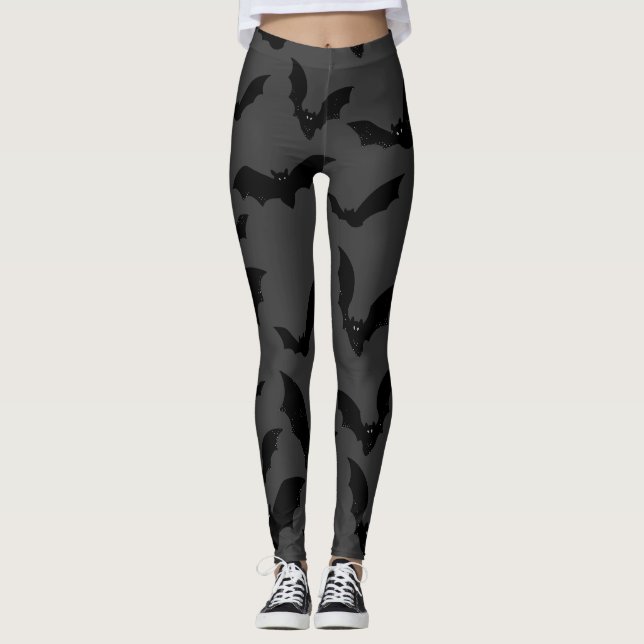 svartflygande fladdermus leggings (Framsida)