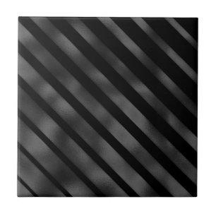 Svartfolie av metalliskt rand, diagonal, med svart kakelplatta