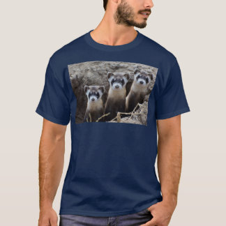 SvartFooted Ferret (2) T Shirt