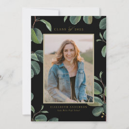 Svartfoto Studenten i Löv i vattenfärg Meddelande