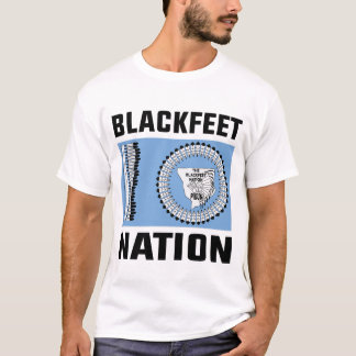 Svartfotsindianer, Blackfoot-flagga T Shirt