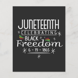 Svartfrihet Junetonde Flygblad