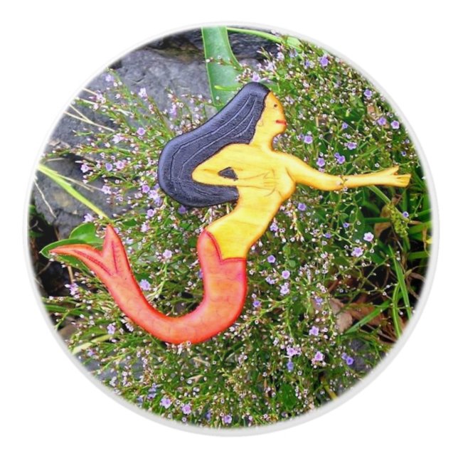 svarthårig sjöjungfru knopp (Framsidan)