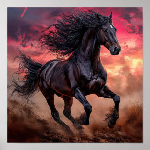 Svarthäst, estetisk poster