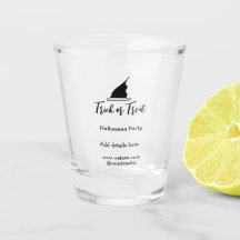 Svarthattsdetaljer i bus eller godis Halloween fes