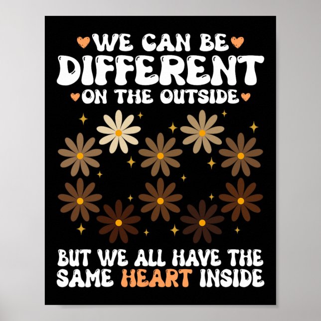 Svarthistorik för blommigt månad poster (Framsidan)