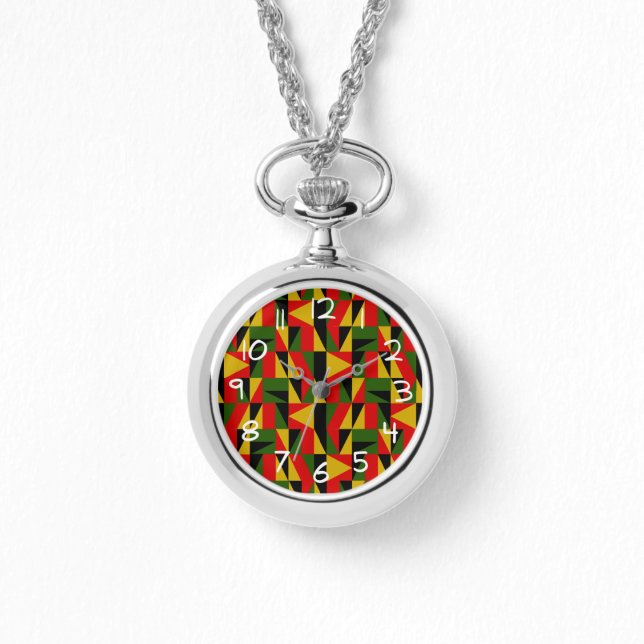 Svarthistorik för trianglar armbandsur (Framsida)