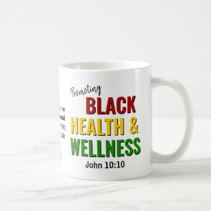Svarthistorik, månatlig hälso- och sjukvård och Hä Kaffemugg