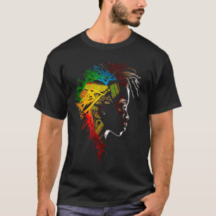 Svarthistoriska månaden Afrikansk amerikansk fästm T Shirt