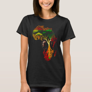 Svarthistoriska månaden Afrikansk amerikansk fästm T Shirt