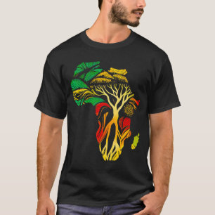 Svarthistoriska månaden Afrikansk amerikansk fästm T Shirt