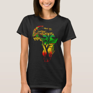 Svarthistoriska månaden Afrikansk amerikansk fästm T Shirt