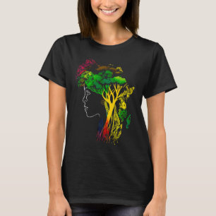 Svarthistoriska månaden Afrikansk amerikansk fästm T Shirt