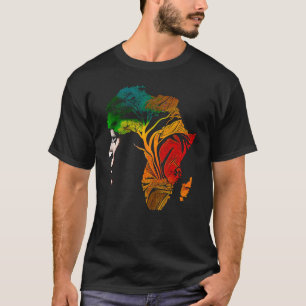 Svarthistoriska månaden Afrikansk amerikansk fästm T Shirt