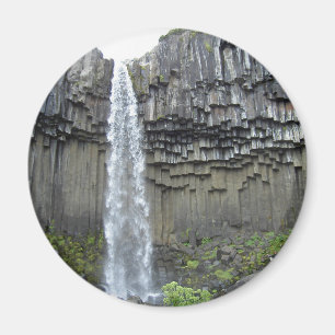 Svartifoss vattenfall, island magnet