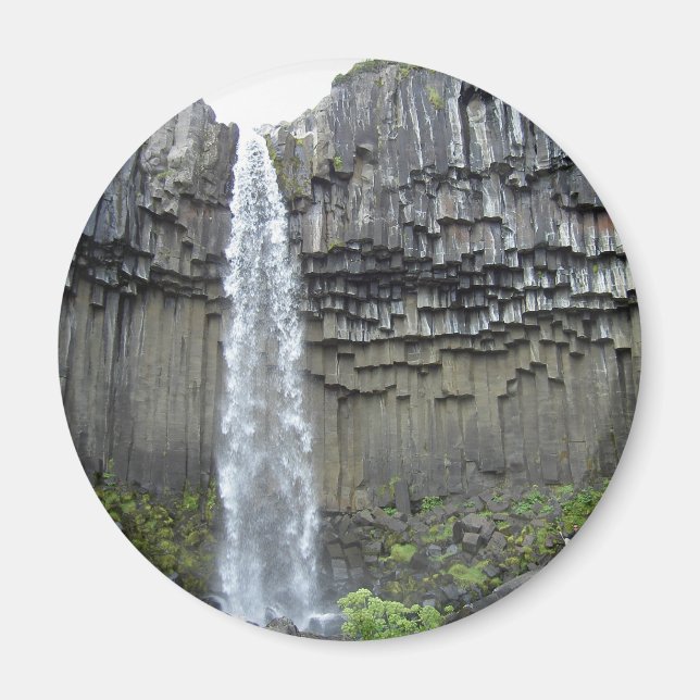 Svartifoss vattenfall, Island Magnet (Framsidan)