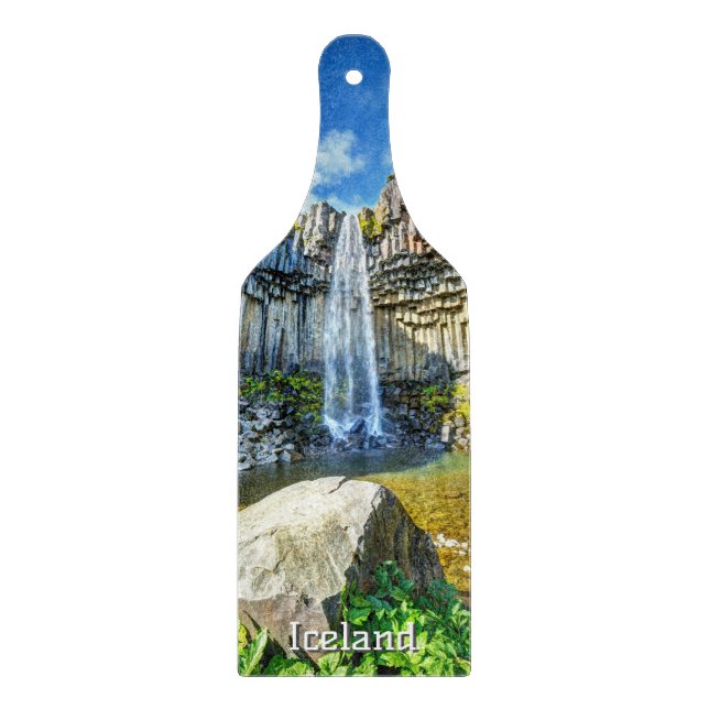 Svartifoss Waterfall, Island (Framsidan)