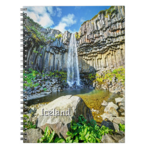 Svartifoss Waterfall, Island Anteckningsbok