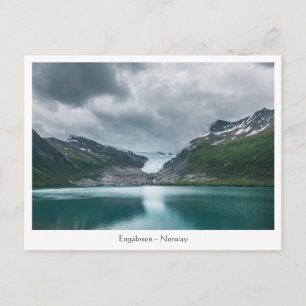 Svartisen glaciär Norge Vykort
