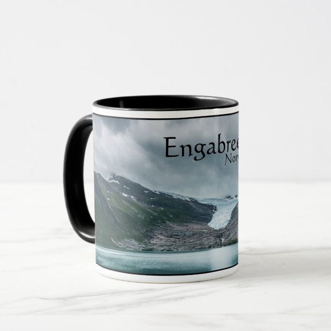 Svartisen Glacier Souvenir Mugg (Framsida vänster)