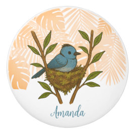 Svartkapad monarch som finns bland Löven Knopp