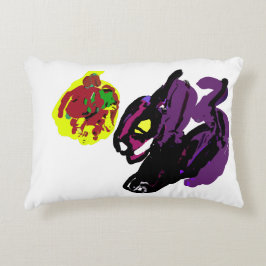 Svartkatt ja höst prydnadskudde