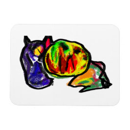 Svartkatthöst Magnet