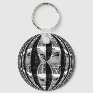 Svartkedja för Orb Chrome Nyckelring