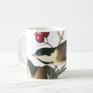Svartklädd Chickadee av Audubon Kaffemugg