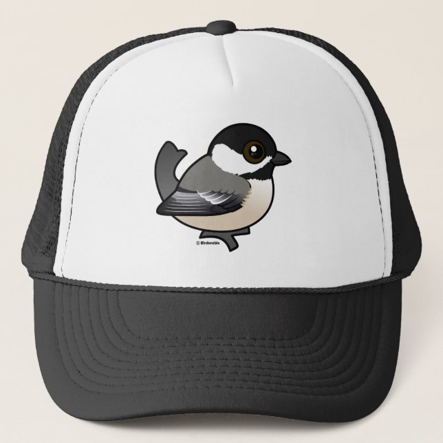 Svartklädd Chickadee Keps (Framsida)