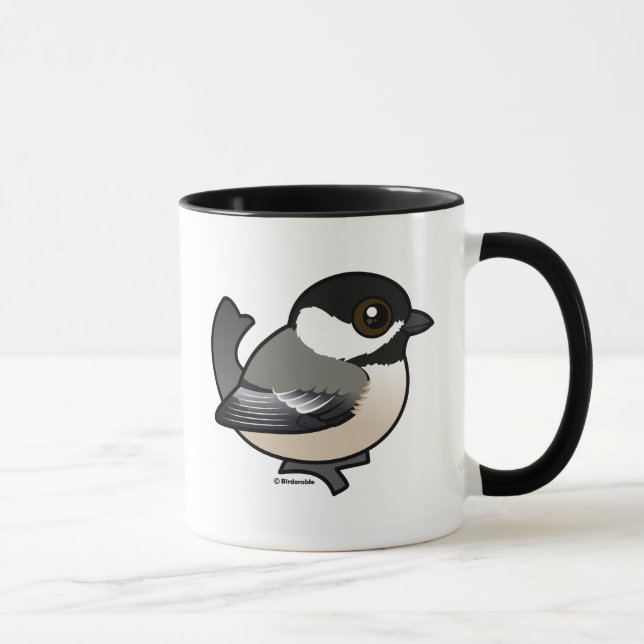 Svartklädd Chickadee Mugg (Höger)